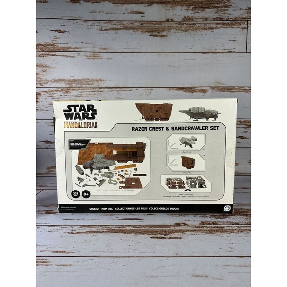 Star Wars Mandalorian 3D Puzzle Twin Pack – Razor Crest and Sandcrawler - Picture 2 of 2